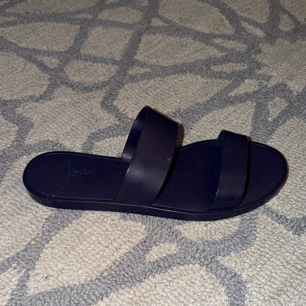 Joie Navy Blue Women's Slide Sandals 39 8.5 8 1/2 - Picture 5 of 5